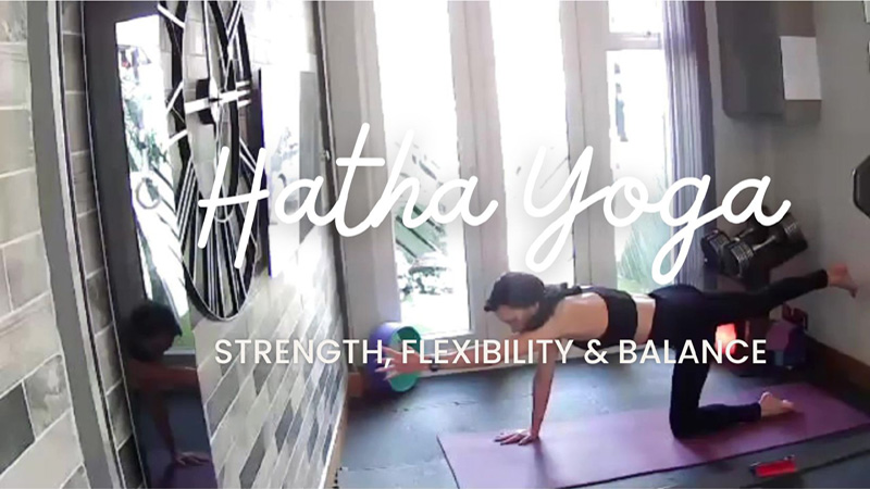 Hatha Yoga for strength and flexibility downloadable video