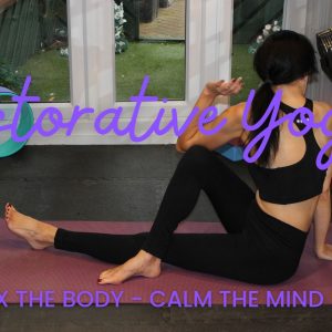 Restorative yoga flow