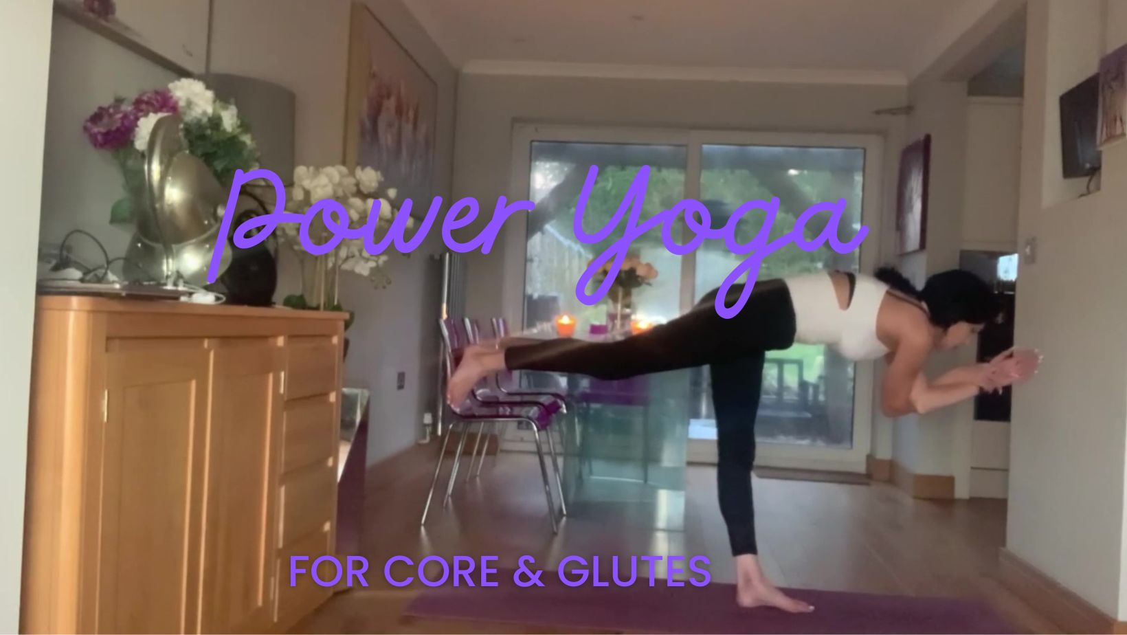 A power yoga sequence for the core and glutes